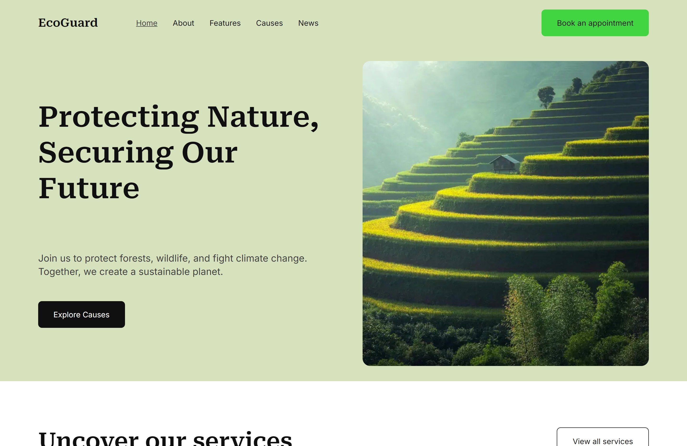 nature preserving hero